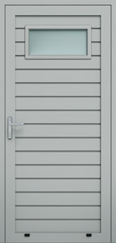 Getäfelte Alu-Seitentüren - ADAMS | Wiśniowski-Fachhändler - Tore / Fenster / Türen / Zäune - Verkauf | Montage | Service