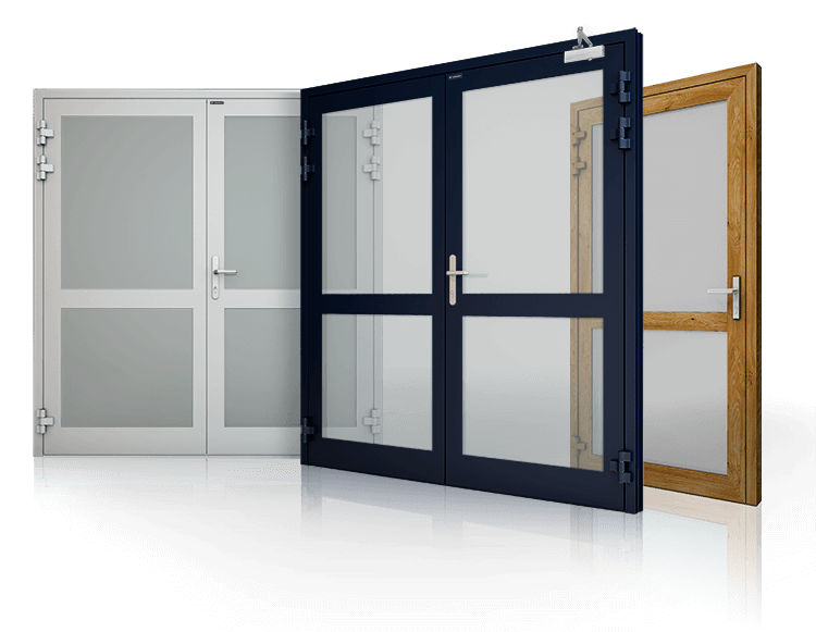 Brandschutzelemente aus Aluminium - ADAMS | Wiśniowski-Fachhändler - Tore / Fenster / Türen / Zäune - Verkauf | Montage | Service