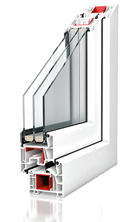 Fenster PVC PRIMO - ADAMS | Wiśniowski-Fachhändler - Tore / Fenster / Türen / Zäune - Verkauf | Montage | Service