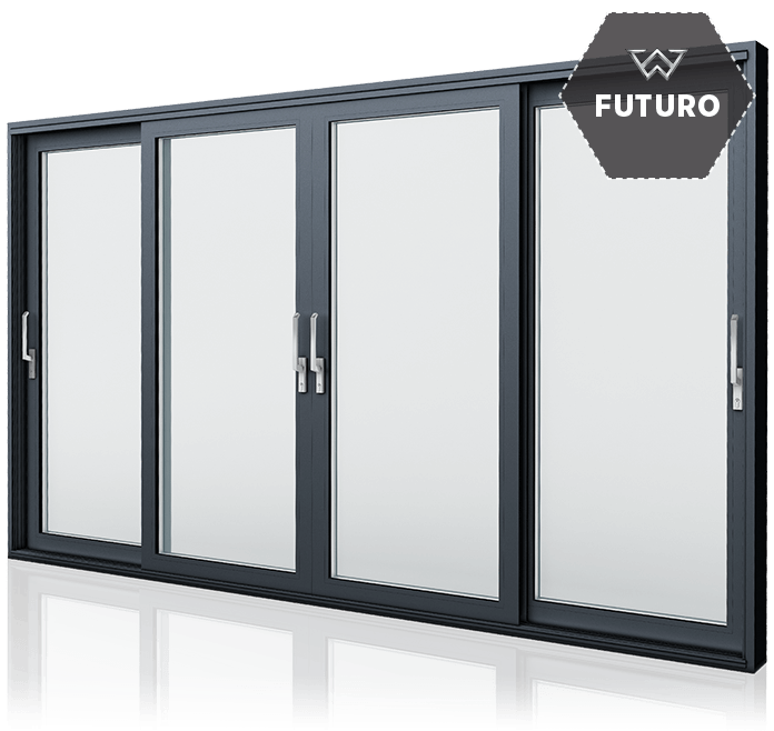 Aluminium-Terrassentüren FUTURO - ADAMS | Wiśniowski-Fachhändler - Tore / Fenster / Türen / Zäune - Verkauf | Montage | Service
