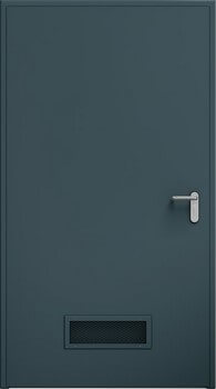Drzwi ECO, kratka wentylacyjna 425x125 mm | RAL 7016