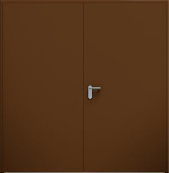 Drzwi ECO dwuskrzydłowe | RAL 8014