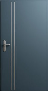 Drzwi MultiSecure, wzór MS4 | RAL 7016