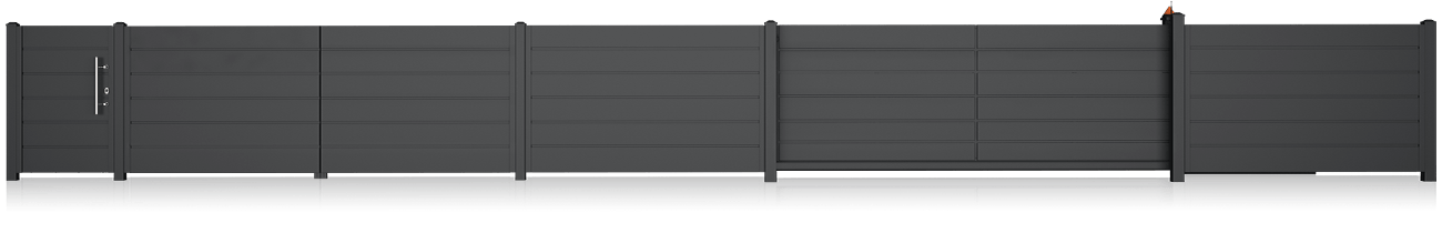 Brama dwuskrzydłowa HOME INCLUSIVE AW.10.200 (panel 250mm)