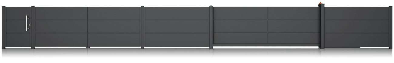 Brama dwuskrzydłowa HOME INCLUSIVE AW.10.200 (panel 500mm)