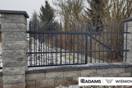 Ogrodzenie posesyjne, brama przesuwna, segmenty, furtka - Adams Salon partnerski Żary