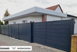 Ogrodzenie posesyjne, brama przesuwna, furtka, segmenty - Adams Salon partnerski Żary