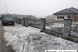 Ogrodzenie posesyjne, brama przesuwna, segmenty, furtka - Adams Salon partnerski Żary