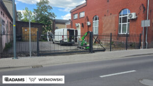 Ogrodzenie posesyjne Style, brama przesuwna, przęsła, słupy ogrodzeniowe - Adams Salon partnerski Żary