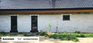 Brama garażowa UniTherm, okna PVC PRIMO 82, rolety Protecta P