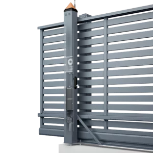 Ogrodzenia posesyjne, brama przesuwna Wiśniowski. Adams Salon partnerski Żary