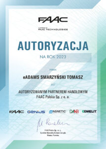 Referencje i certyfikaty – Adams Wiśniowski Salon partnerski Żary