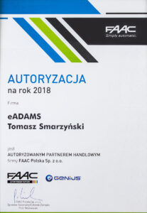 Referencje i certyfikaty – Adams Wiśniowski Salon partnerski Żary