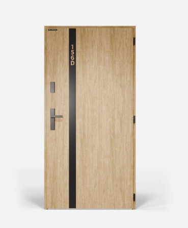 Drzwi wejściowe bez zadaszenia