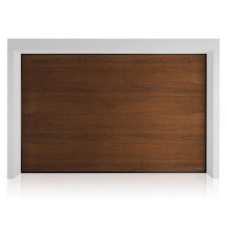 Wyprzedaż – Brama garażowa segmentowa Wiśniowski UniTherm – panel gładki, bez przetłoczeń. Sterowanie automatyczne SPARK.