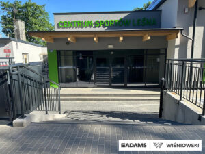 Nasze realizacje – Wiśniowski - Brama posesyjna przesuwna - Centrum Sportów Leśna w Żarach